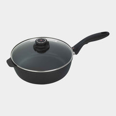 XD Nonstick 3.2 qt Saute Pan with Glass Lid - Induction | Made in Switzerland