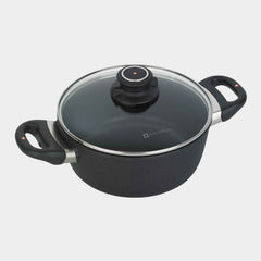 XD Nonstick 2.3 qt Casserole with Glass Lid - Induction | Made in Switzerland