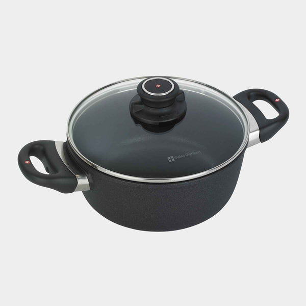 XD Nonstick Casserole with Glass Lid | Made in Switzerland