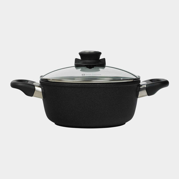 XD Nonstick Casserole with Glass Lid - Induction | Made in Switzerland