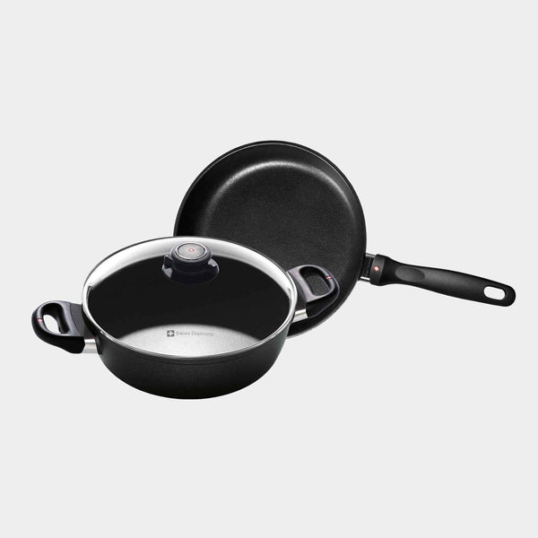 XD Nonstick 3-Piece Set - Fry Pan & Casserole | Made in Switzerland