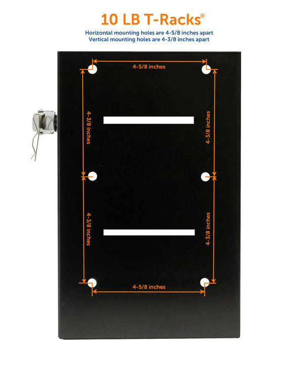 Flame King T-Racks 10lb Propane Tank Mounting Brackets Strap Campervan Overland Vehicles