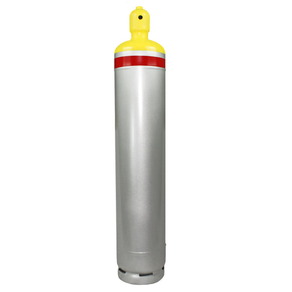 Flame King 123lb Refrigerant Cylinder Tank with Multi Valve for A2L Refrigerants