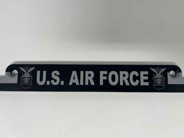 Air Force American Flag Billet Aluminum License Plate Frame