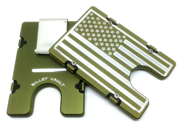 American Flag -  BilletVault Aluminum Wallet