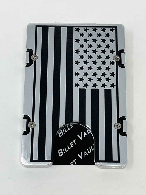 American Flag -  BilletVault Aluminum Wallet