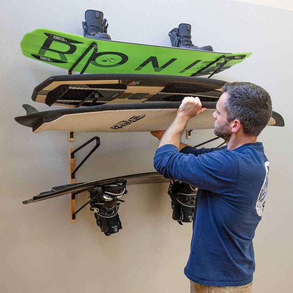 Avon Wakeboard Wall Mounted Rack | 4 Levels