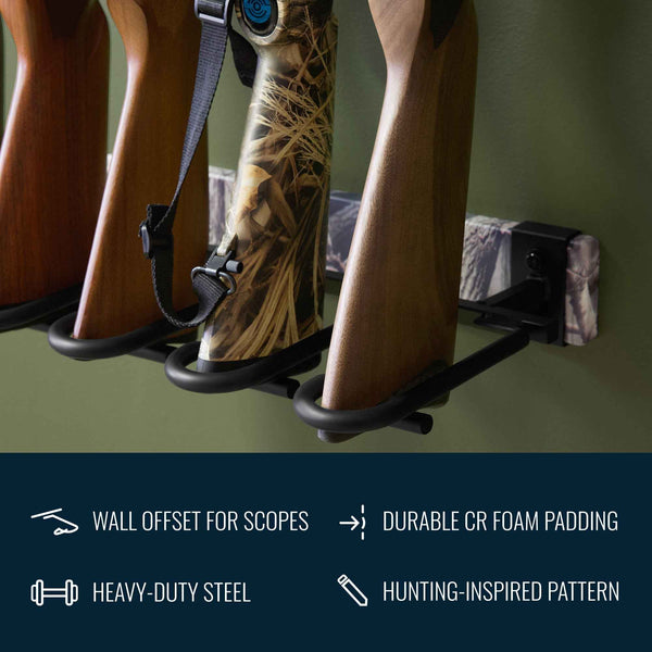 FORGE Firearm Rack | Wall Mount Display | 5 Slots | Peak Season