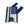 Load image into Gallery viewer, Blue Line With American Flag Police Officer - Aluminum Wallet
