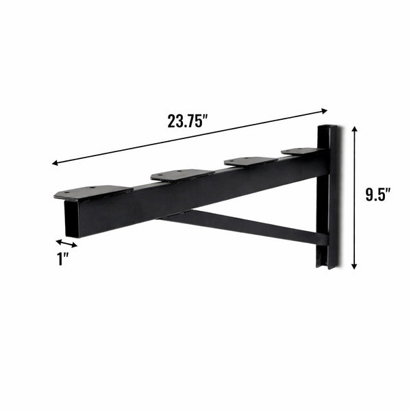 2' x 8' DIY Wall Shelf Brackets | Heavy Duty Garage Wall Shelf
