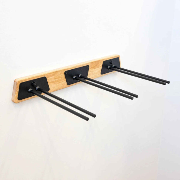 BLAT Wood Ski Storage Rack | Holds 6 Pairs of Skis