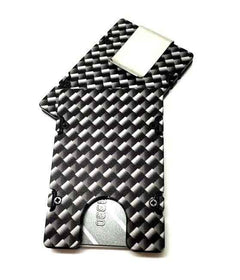 Carbon Fiber Pattern - Billetvault Aluminum Wallet