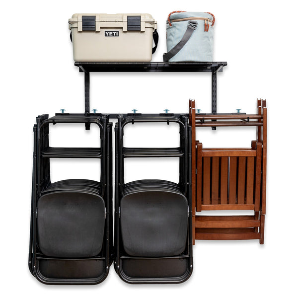Chair Rack & Shelf | G-Chair Wire Shelf | Holds 300 lbs
