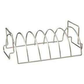 Charcoal Companion Stainless Steel Reversible Rib and Roast Rack