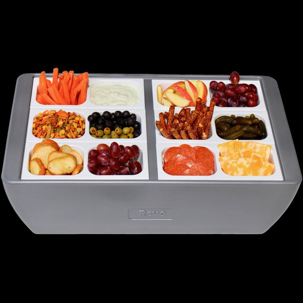 Dubler Party Cooler | Metallic Gray - HitchFire