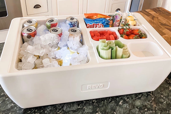 Dubler Party Cooler | Polar White - HitchFire