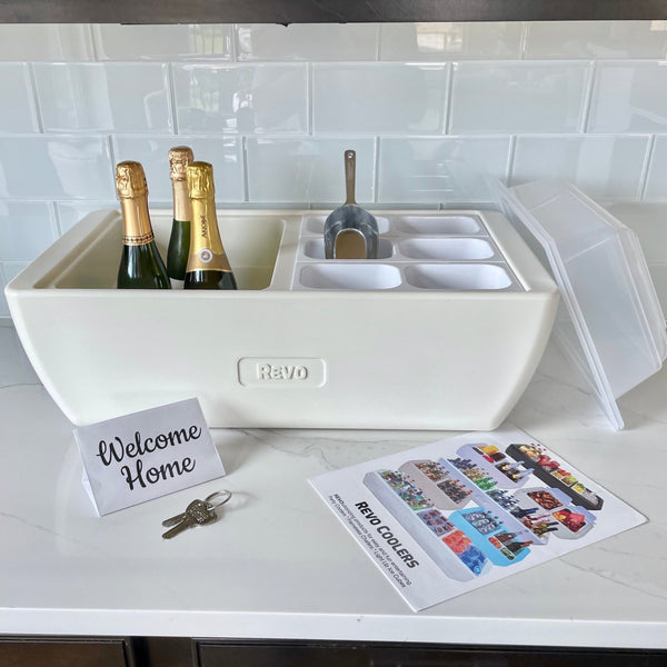 Dubler Party Cooler | Polar White - HitchFire