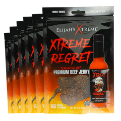 Xtreme Regret Spicy Beef Jerky - 6 bags (1lb)