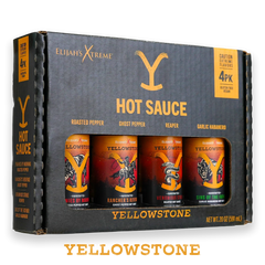 Yellowstone Hot Sauce Variety Pack 4 Bottles