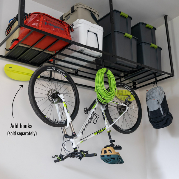 3' x 8' Faber Overhead Garage Shelving | Holds 700 lbs