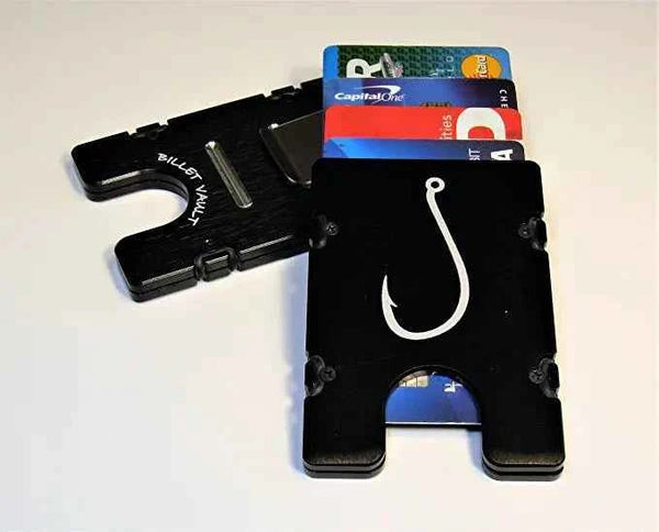 Fishing Hook - BilletVault Aluminum Wallet