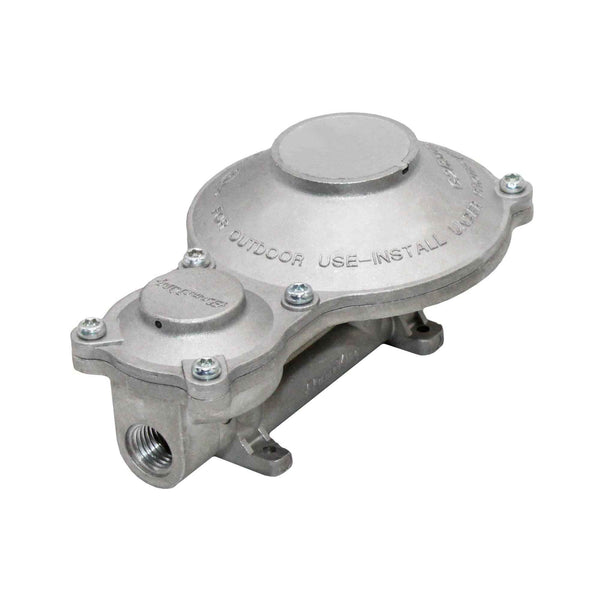 Flame King 2-Stage 300,000 BTU Propane LP Vertical Super Compact Regulator