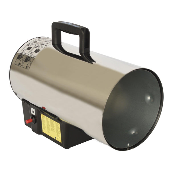 Flame King Forced Air Heater Portable Propane Tank Outdoor 60,000 BTU