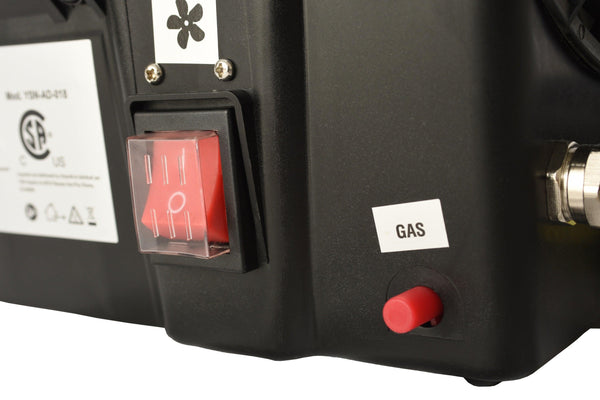 Flame King Forced Air Heater Portable Propane Tank Outdoor 60,000 BTU