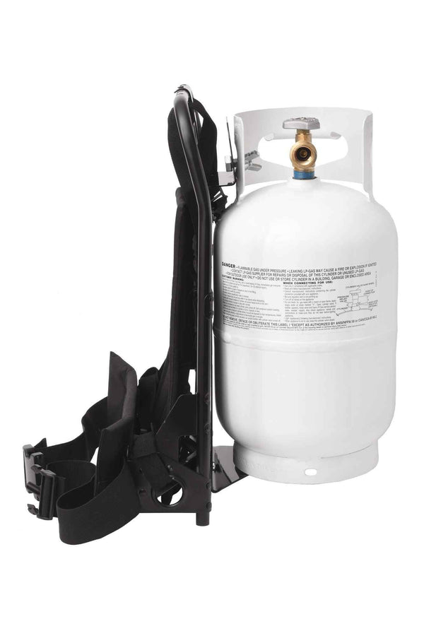 Flame King Metal Alice Frame Backpack Carrier for 10LB Propane Cylinder and Weed Torch