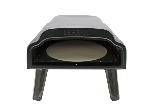 Flame King Outdoor Portable 14-inch Propane Pizza Oven Gas 360 Degree Rotating Stone