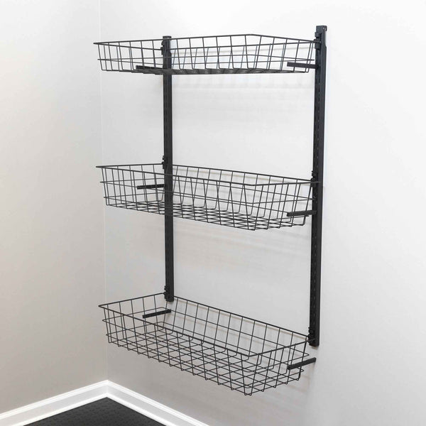 3 Basket Storage Rack | G-Basket | Holds 120 lbs
