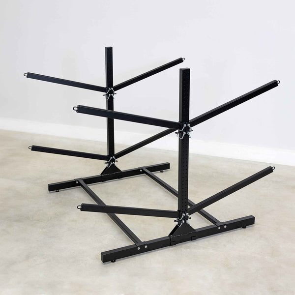 G-Watersport 4 Kayak & Canoe Rack | 4 Levels | Double-Sided | Black
