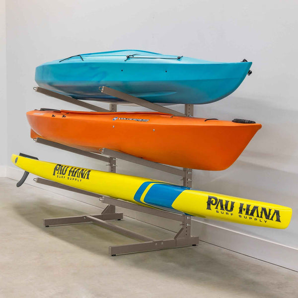 G-Surfboard & SUP Rack | 3 Levels | Indoor-Outdoor