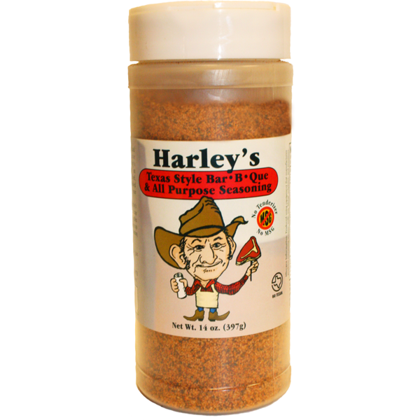 Harley's Texas Style Bar-B-Que & All Purpose Seasoning (No MSG)