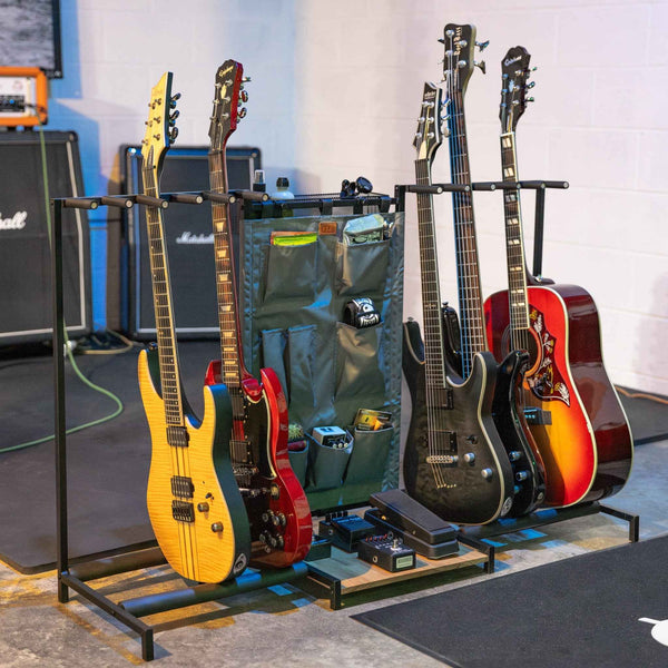 The Headliner 10-Slot Guitar Rack | Gray