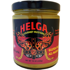Helga Roasted Garlic Gourmet Mustard