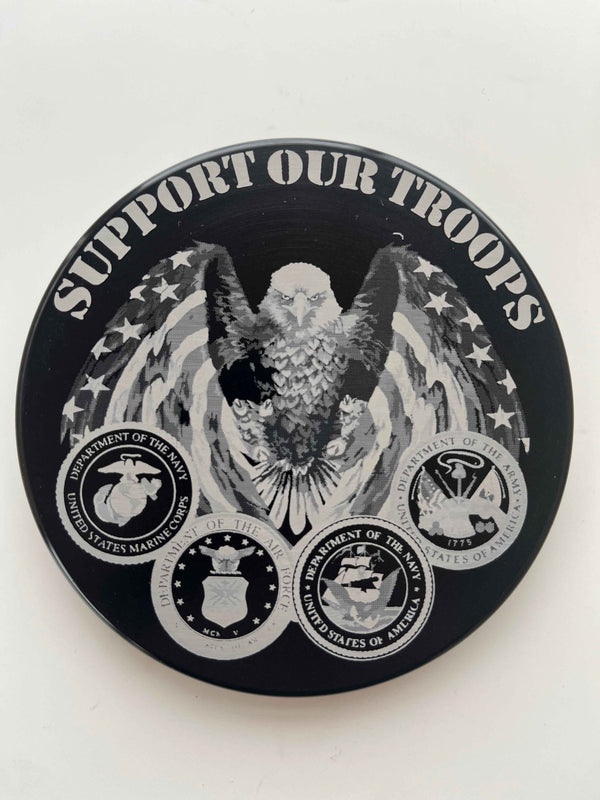 Support Our Troops Hitch Cover
