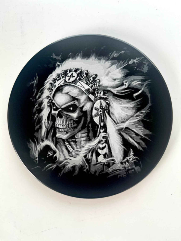 Indian Headdress Skull Hitch Cover