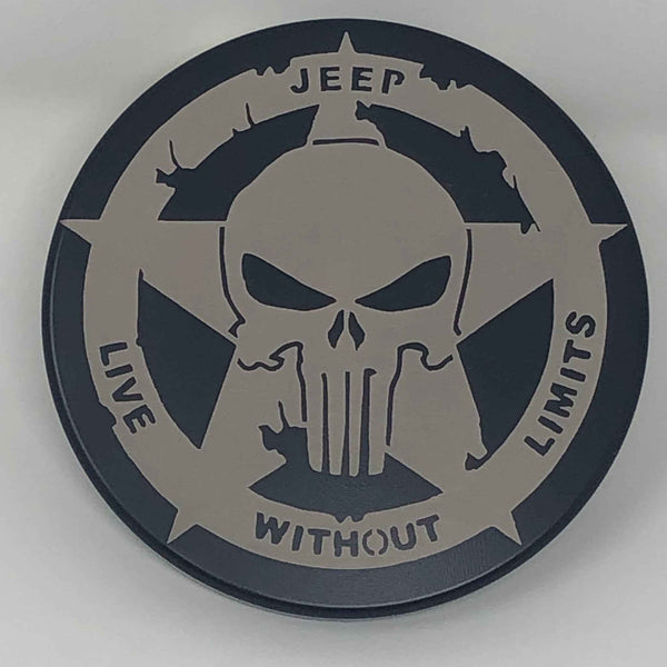 Jeep Live Without Limits Punisher Hitch Cover