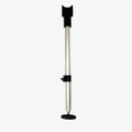 Bike kickstand with black mounting and rubber foot