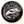Load image into Gallery viewer, Round hitch cover with king salmon graphic and pine trees illustration on dark background
