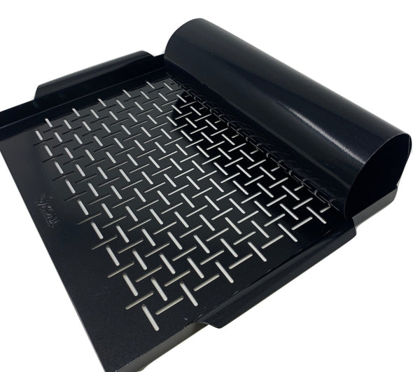 Kona Best Grill Tray with Custom Fit Best Grill Mat - The Ultimate Non - Stick Grilling Tray Combo! - HitchFire
