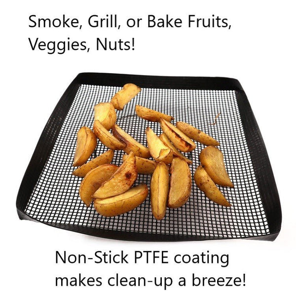 Kona Nonstick Mesh Basket - Grill, Smoke, or Bake Fruit, Veggies, Nuts - HitchFire