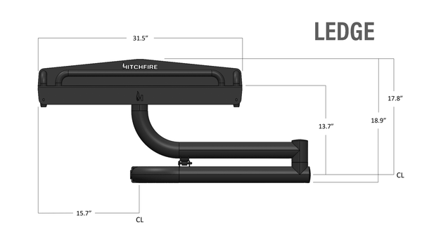 Ledge Platform (Platform Only) - HitchFire