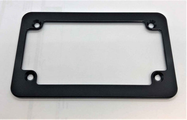 Motorcycle Black Billet Aluminum Slim License Plate Frame