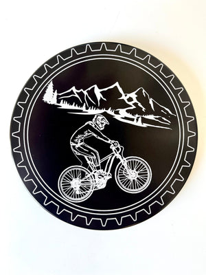 Mountain Bike Aluminum Trailer Hitch Cover - HitchFire