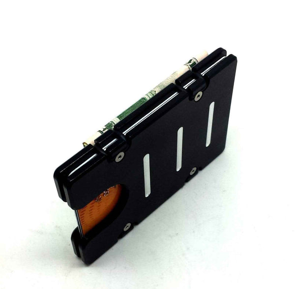 Navy Badge - BilletVault Aluminum Wallet