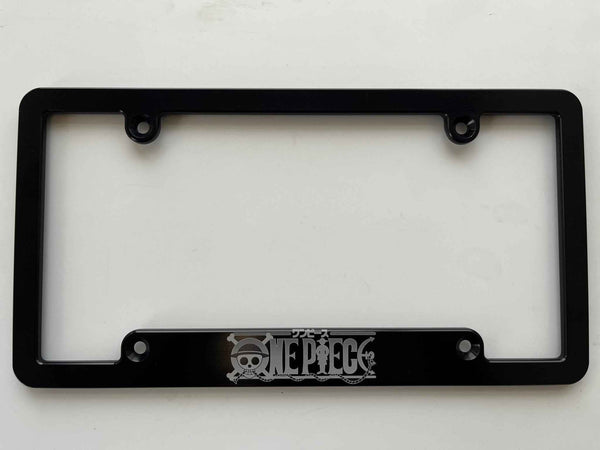 One Piece Billet Aluminum License Plate Frame