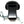Load image into Gallery viewer, Black rectangular hitch receiver cover with rounded ends, fits a standard hitch
