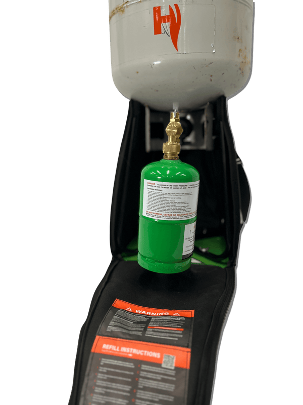 Refillable 1LB Propane Travel Kit - HitchFire